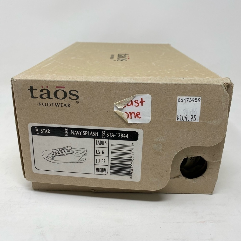 Taos Star canvas casual sneakers Navy Splash - Picture 8 of 8